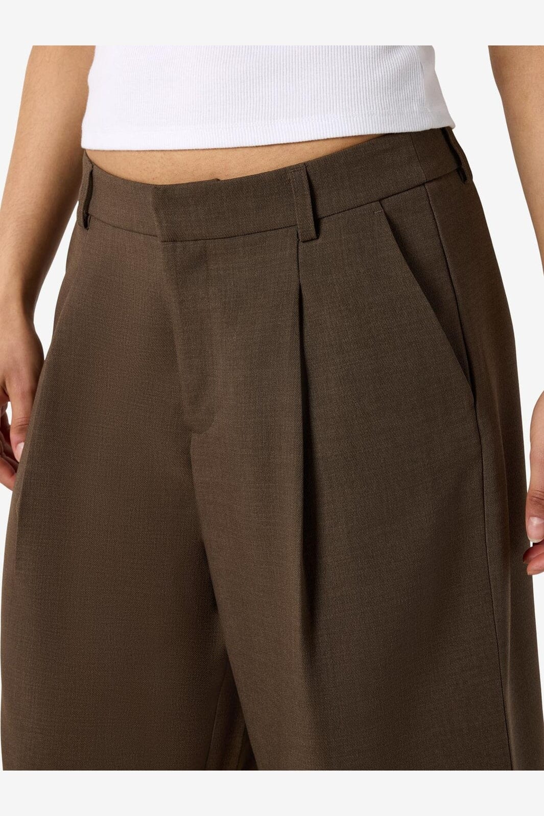 Noisy May - Nmmonna Maile Bermuda Shorts - 5115581 Chocolate Brown