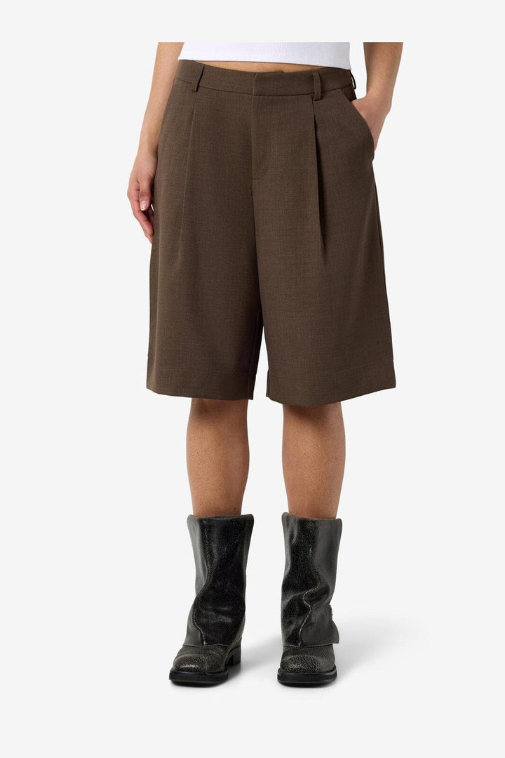 Noisy May - Nmmonna Maile Bermuda Shorts - 5115581 Chocolate Brown