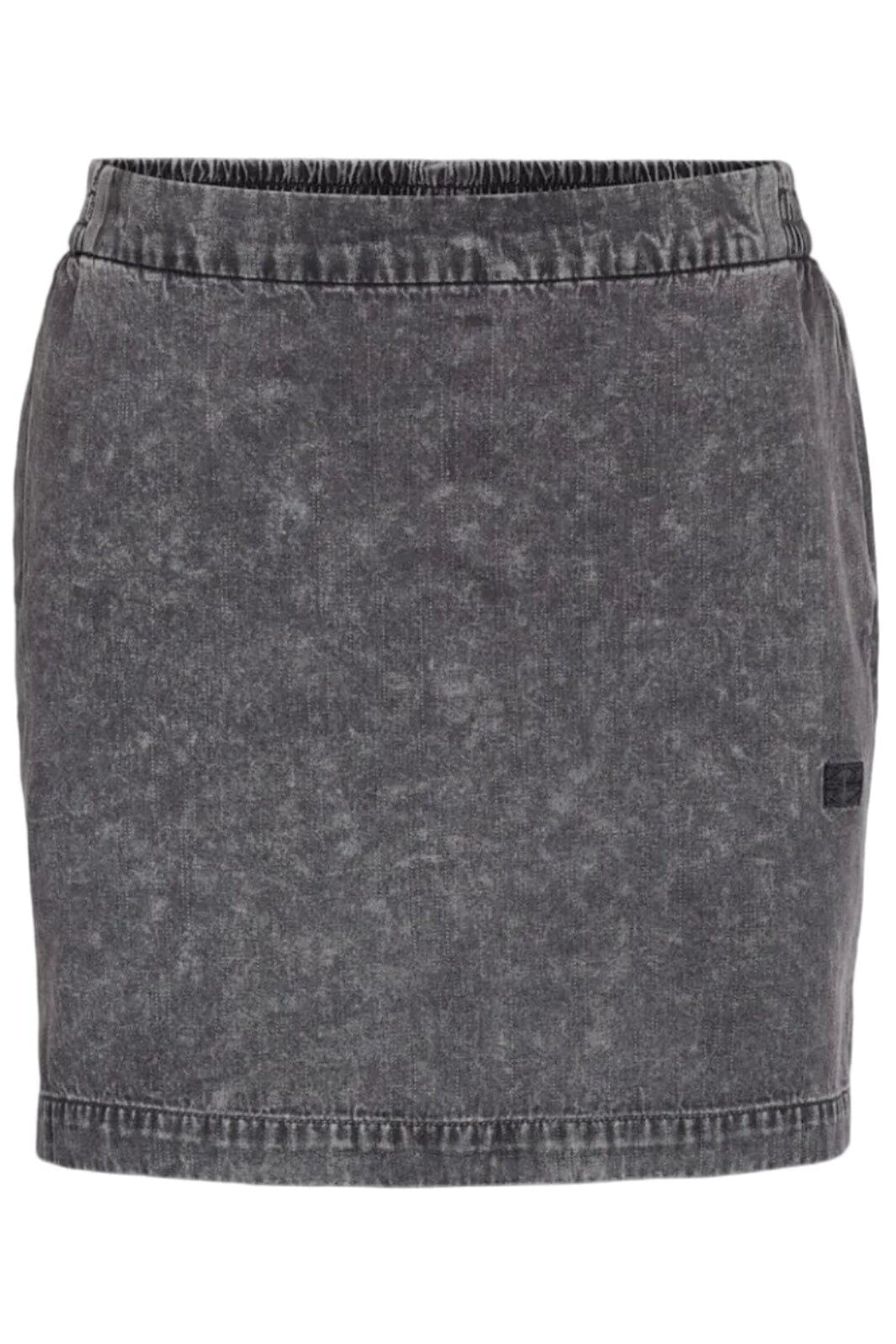 Noisy May - Nmoregon Denim Skirt Bs038Bl - 4944237 Black Denim Nederdele 