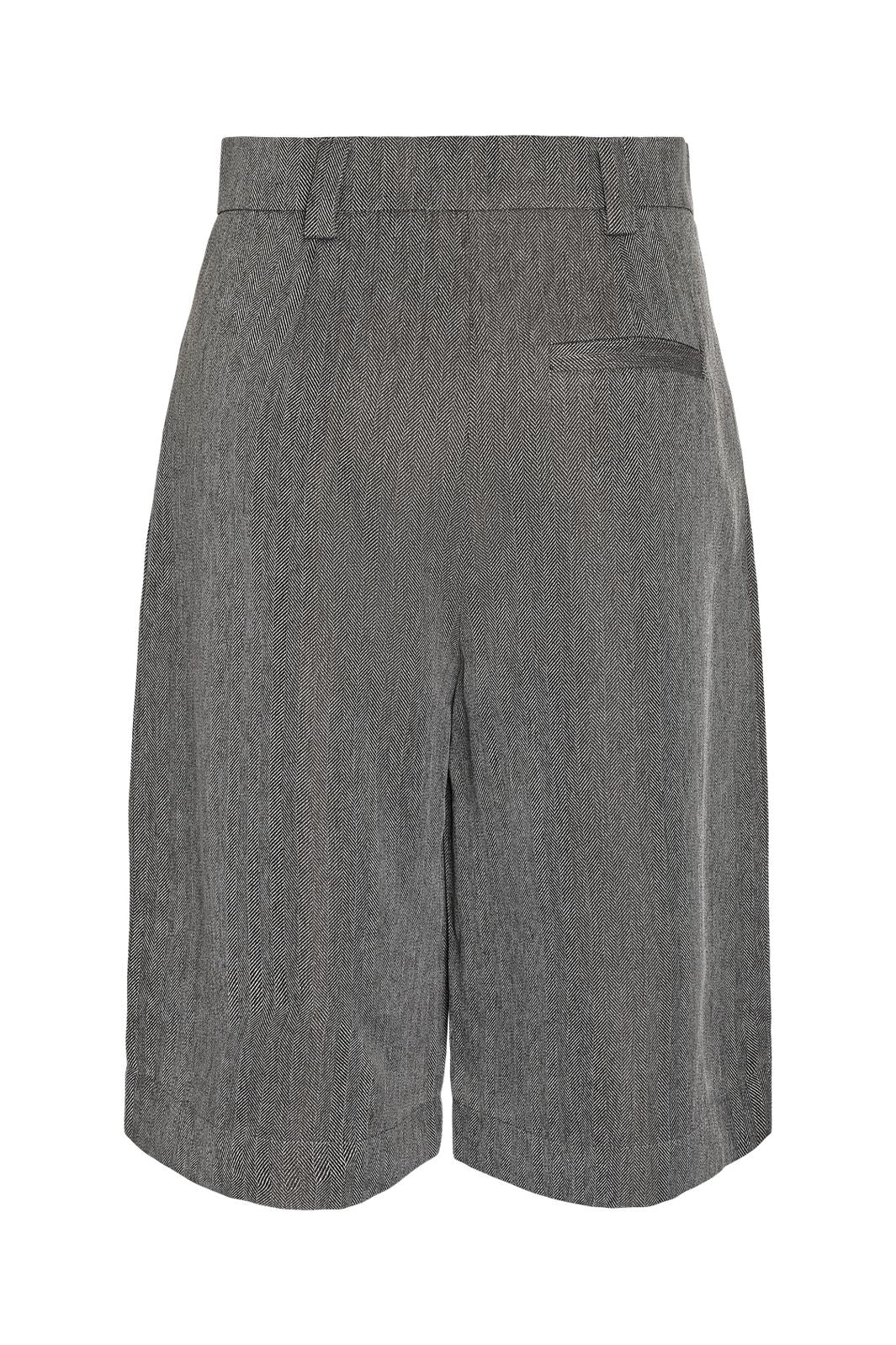 Noisy May - Nmremy Bermuda Shorts Tlr - 5056930 Dark Grey Herringbone