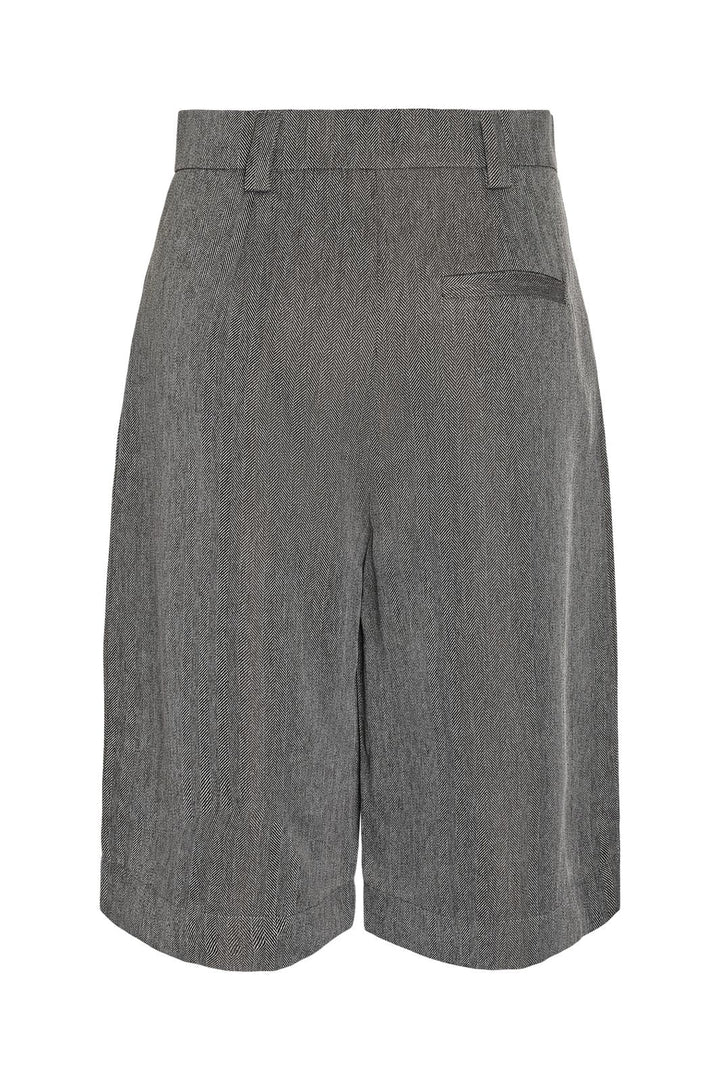 Noisy May - Nmremy Bermuda Shorts Tlr - 5056930 Dark Grey Herringbone