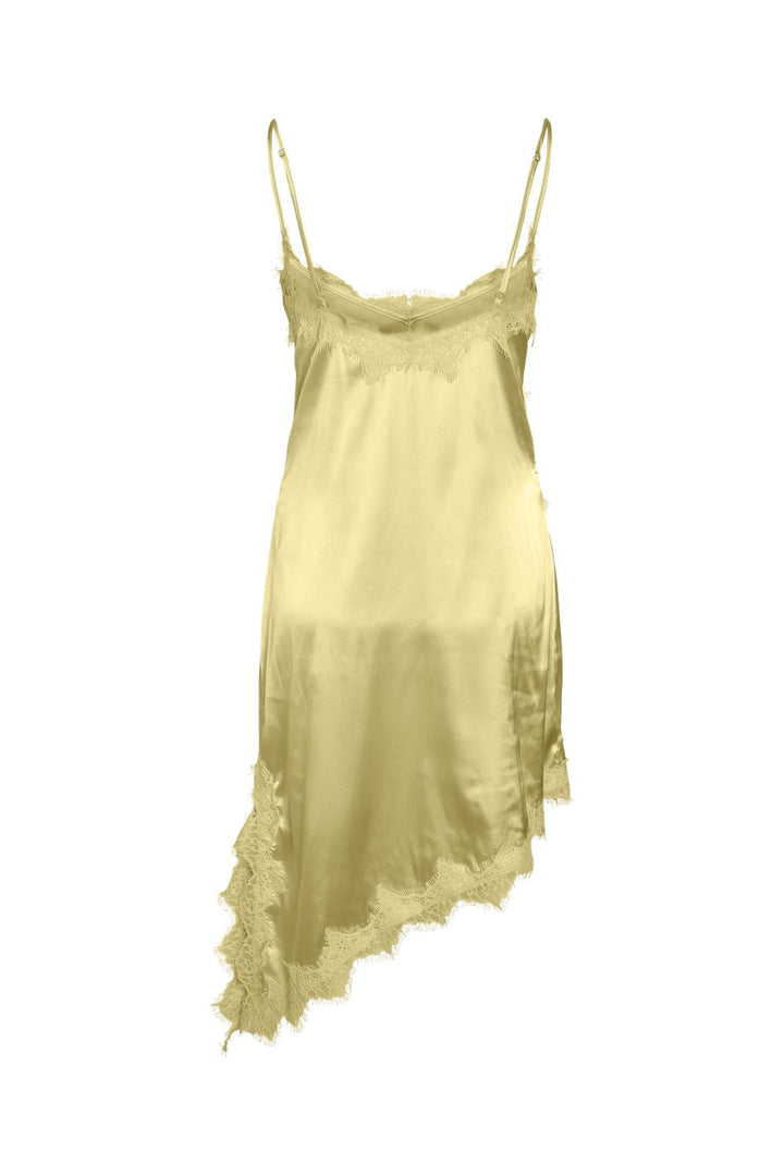 Noisy May - Nmsofie S/L Satin Lace Dress - 5105350 French Vanilla Dtm