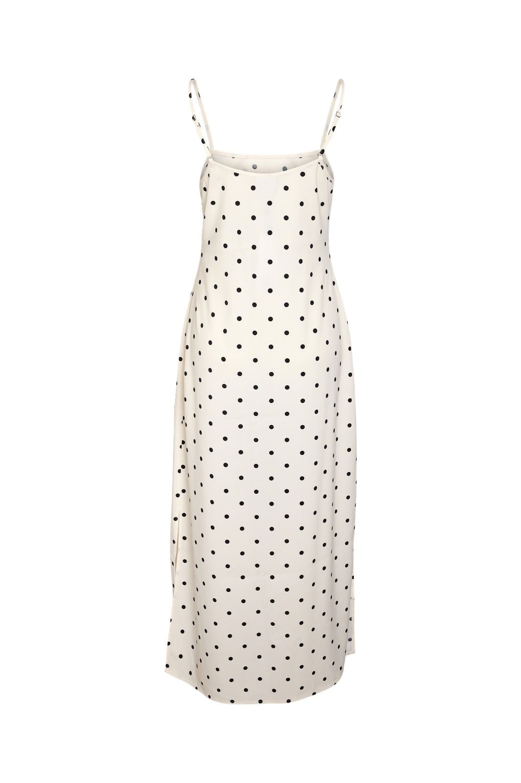 Noisy May - Nmsophie S/L Maxi Dress Fwd - 5002533 Cloud Dancer Black