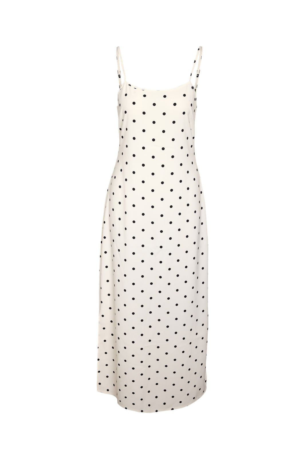 Noisy May - Nmsophie S/L Maxi Dress Fwd - 5002533 Cloud Dancer Black