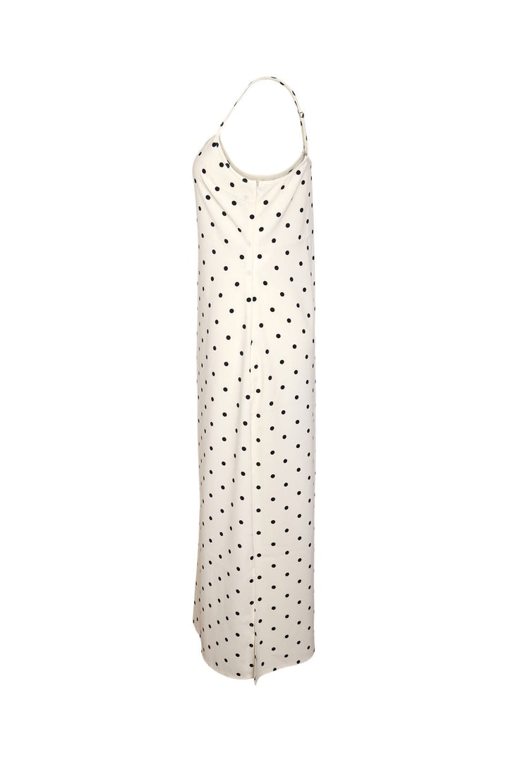 Noisy May - Nmsophie S/L Maxi Dress Fwd - 5002533 Cloud Dancer Black