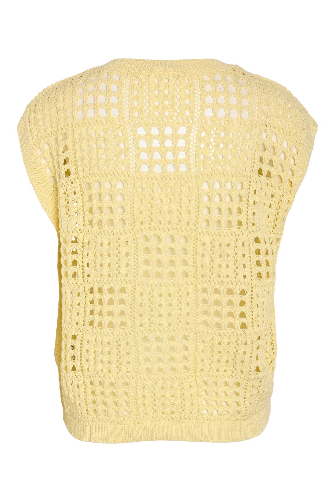 Noisy May - Nmtammy S/L O-Neck Knit Cardi Fwd - 4981003 French Vanilla
