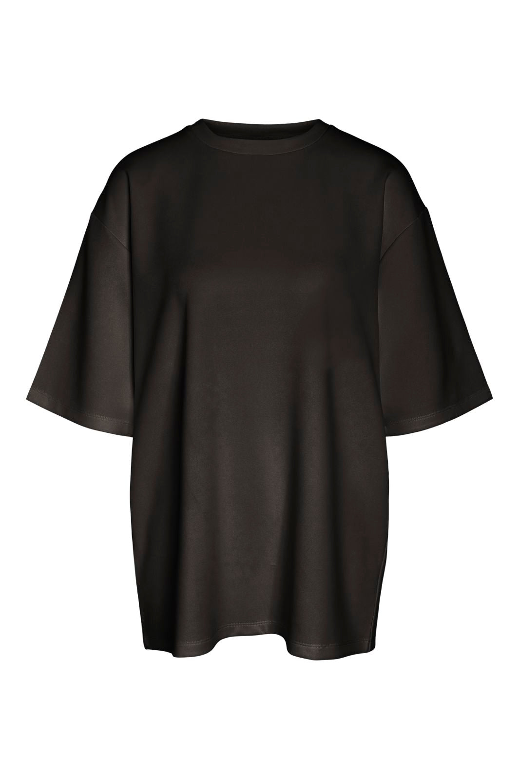 Noisy May - Nmtara S/S Oversize Bow T-Shirt - 5165140 Black Black Satin Bow