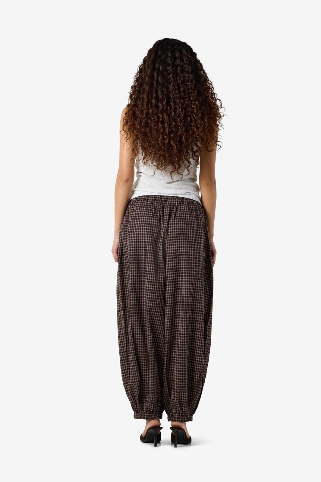 Noisy May - Nmtrix Balloon Pant Tnt/17 - 5185507 Chocolate Brown Beige