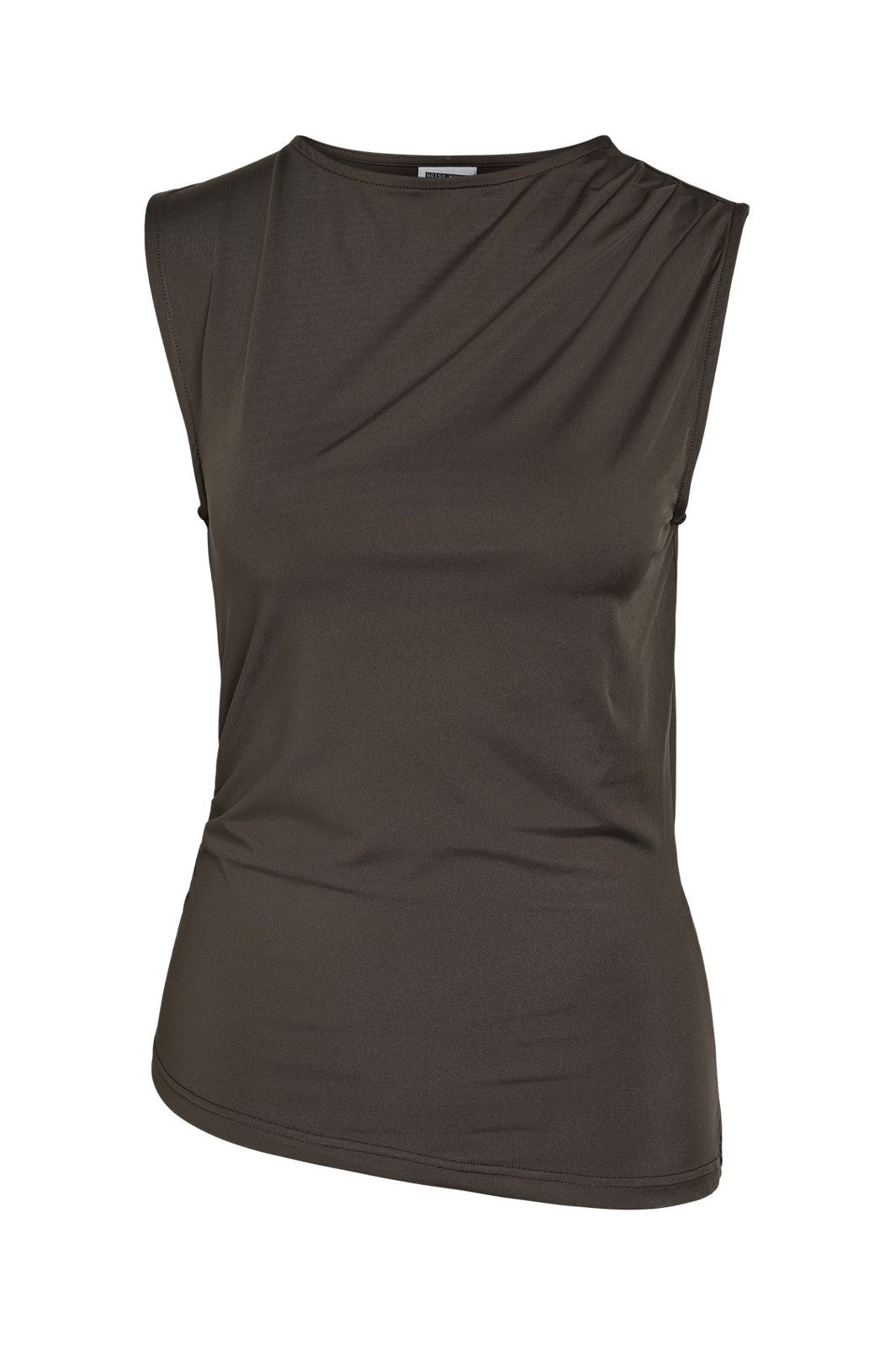 Noisy May - Nmvikka Top S/L Gathering Top Fwd - 4980431 Chocolate Brown