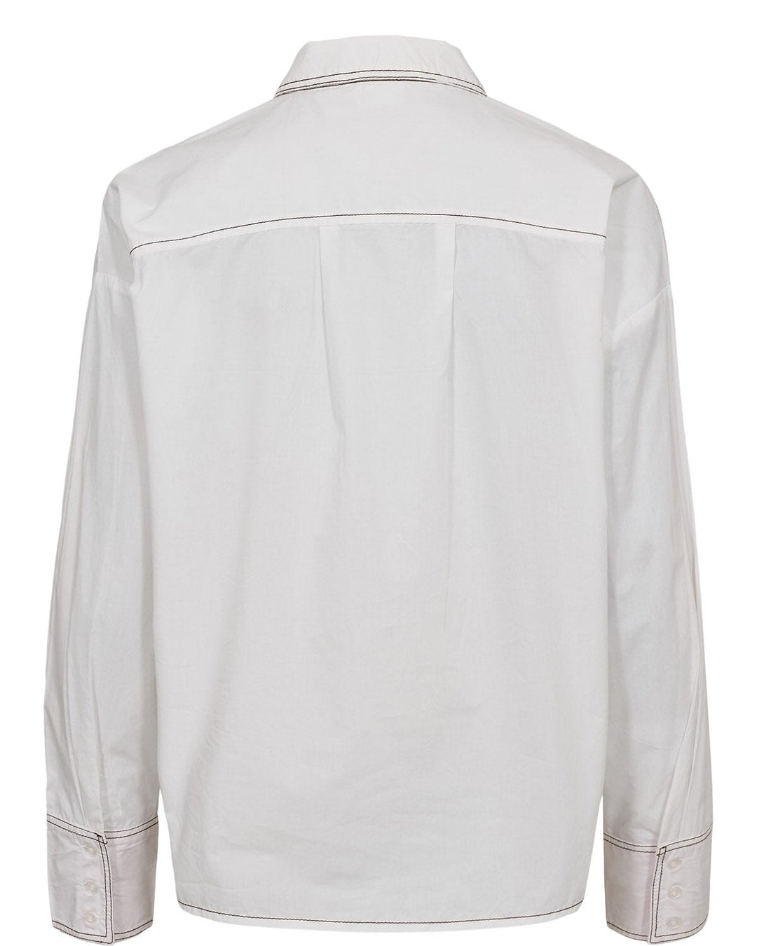 Nümph - Nubadge Shirt 706972 - Bright White Skjorter 
