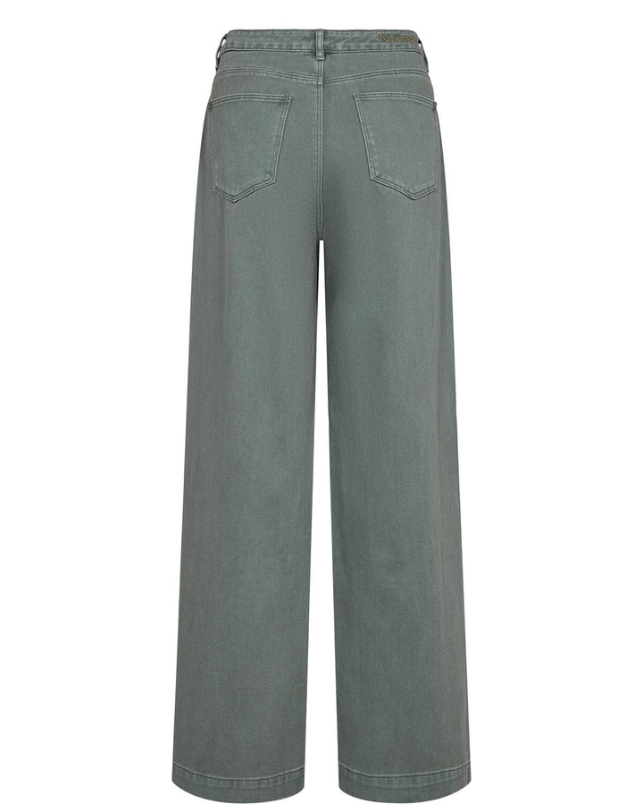 Nümph - Nuhamilton Hr Wide Jeans 707071 - Washed Sea Green Denim Jeans 
