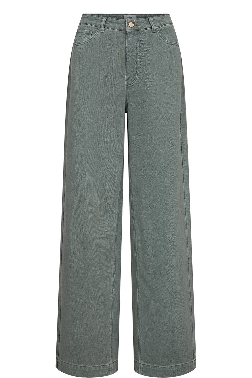Nümph - Nuhamilton Hr Wide Jeans 707071 - Washed Sea Green Denim Jeans 