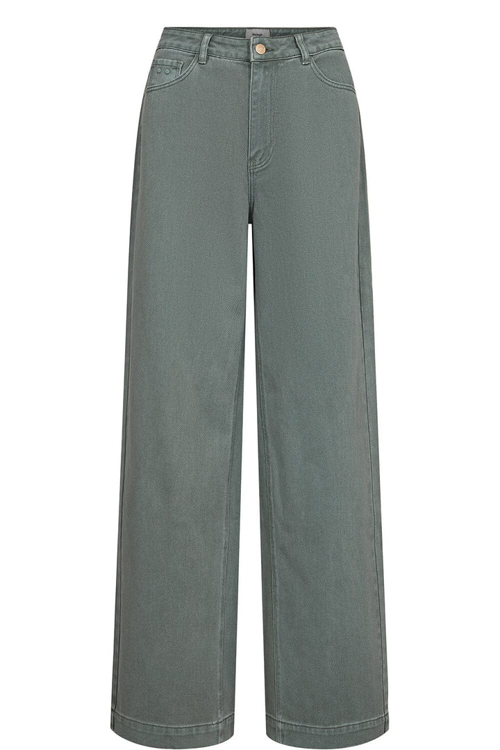 Nümph - Nuhamilton Hr Wide Jeans 707071 - Washed Sea Green Denim Jeans 