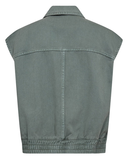 Nümph - Nuhamilton Vest 707072 - Washed Sea Green Denim Vest 