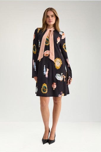 Nümph - Nuofelia Short Dress 707438 - Caviar Kjoler 