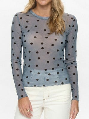 Nümph - Nusine Mesh Blouse 707155 - Floaty Blue