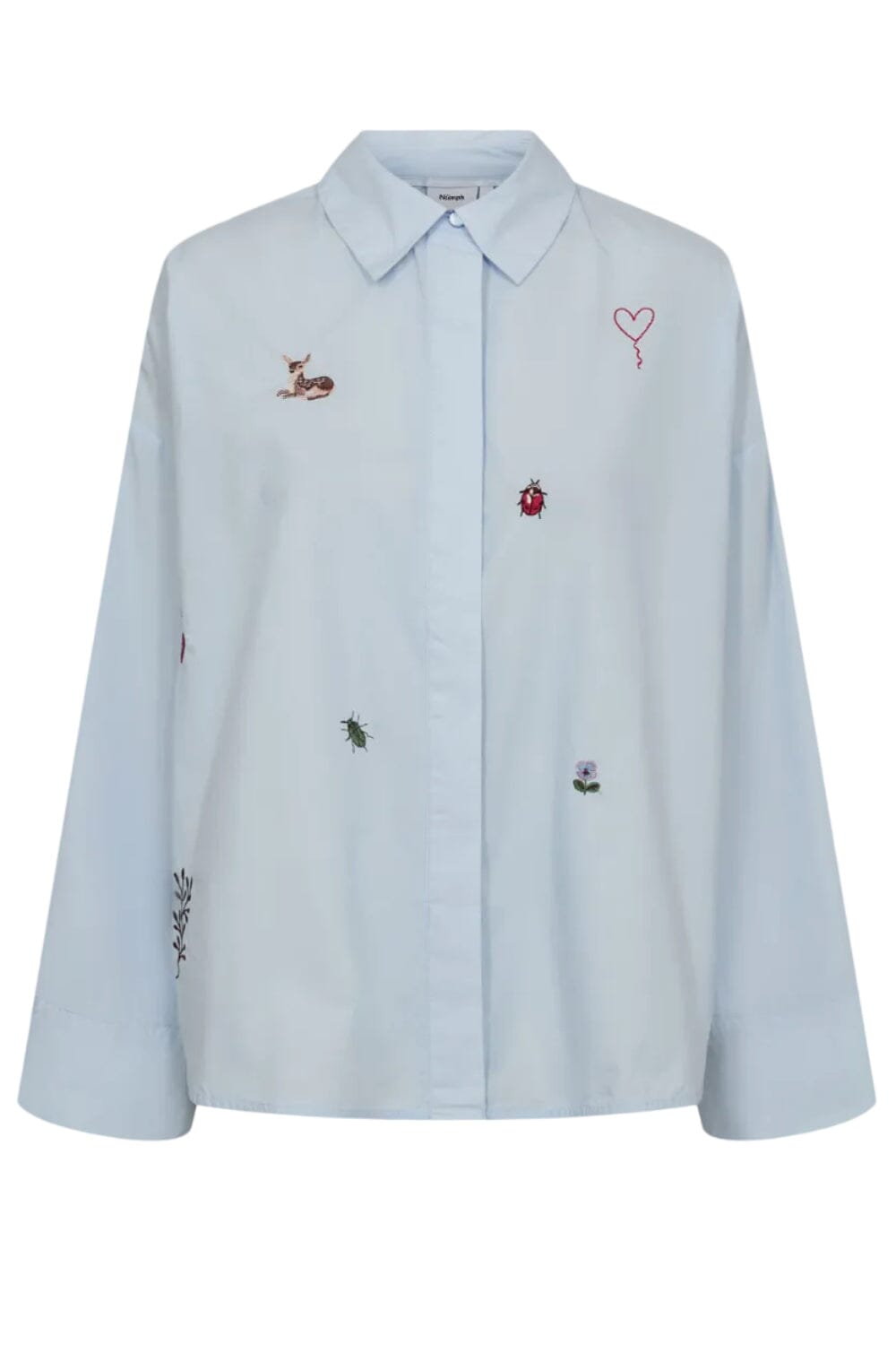 Nümph - Nutenja Shirt 707049 - Floaty Blue Skjorter 