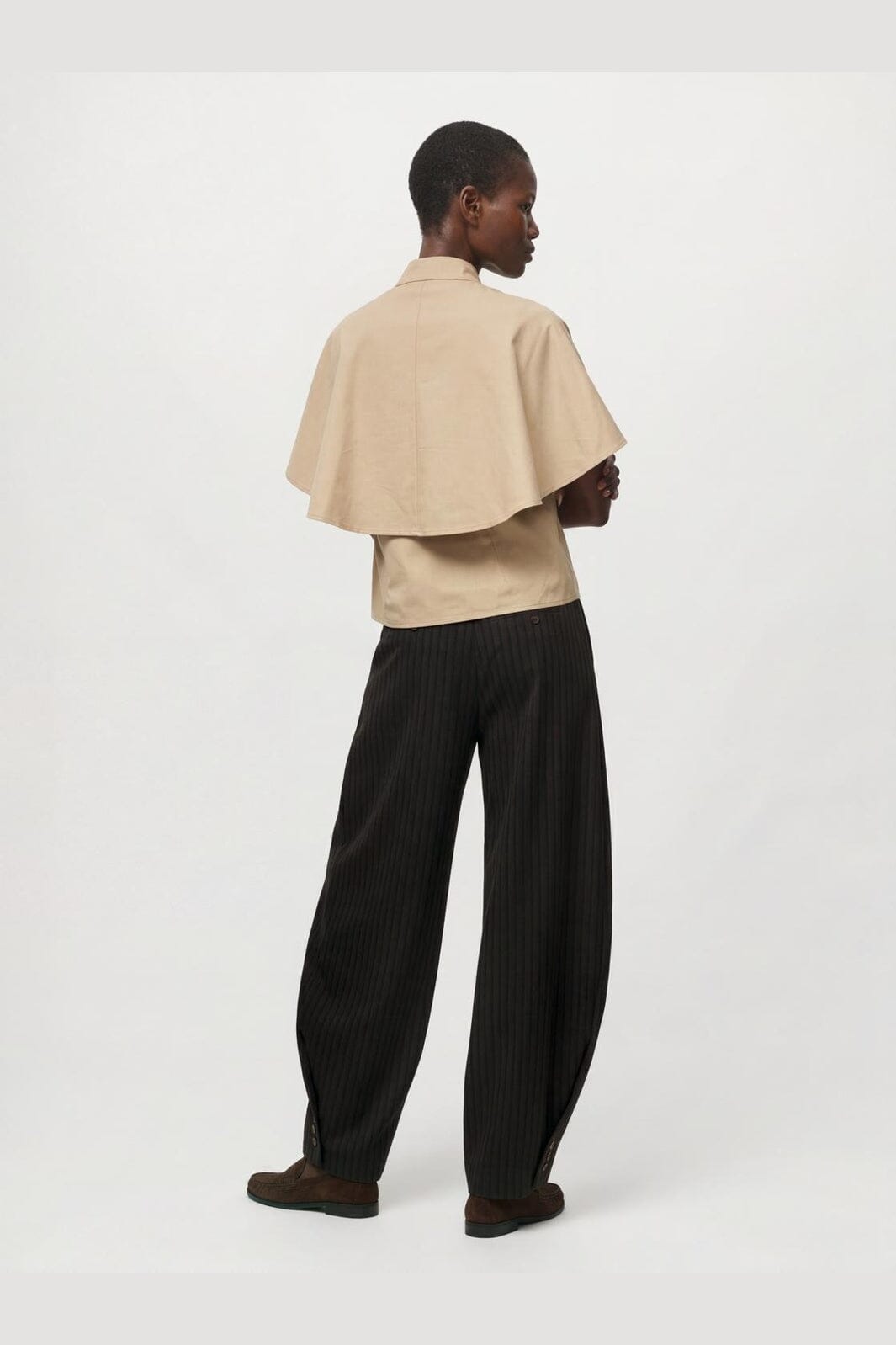 Object - Objdiala Cape Shirt Aw 26 - 5221506 Humus