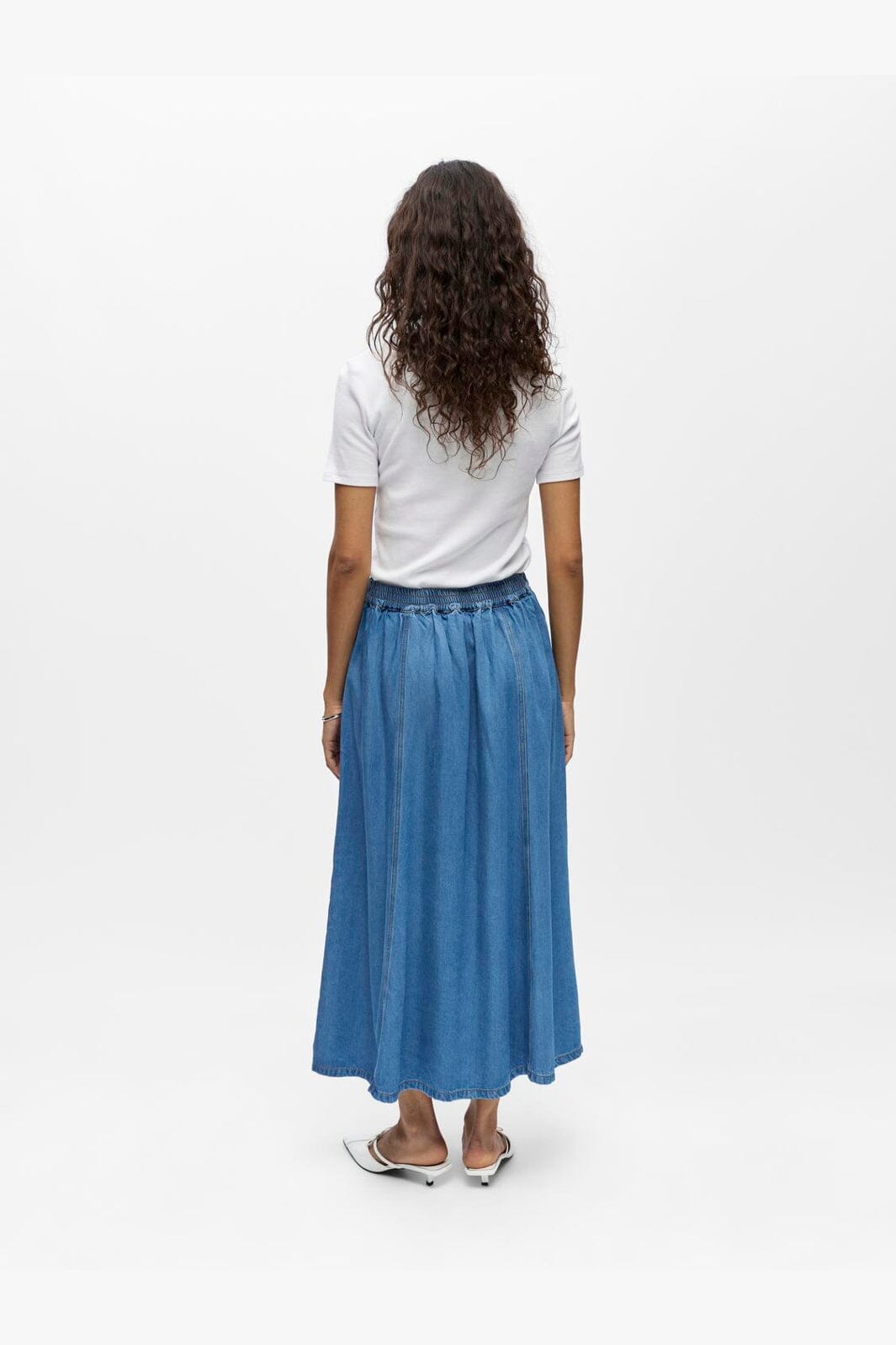 Object - Objframe Denim Skirt - 5055072 Light Blue Denim
