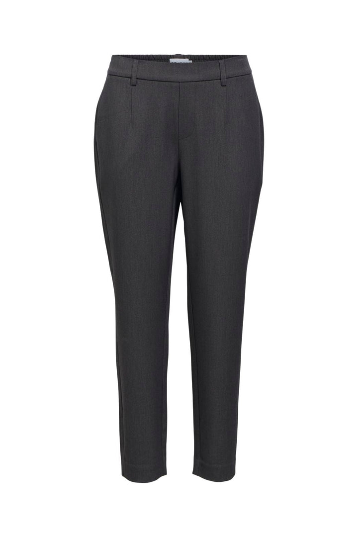 Object - Objlisa Slim Pant - 4637386 Medium Grey Melange