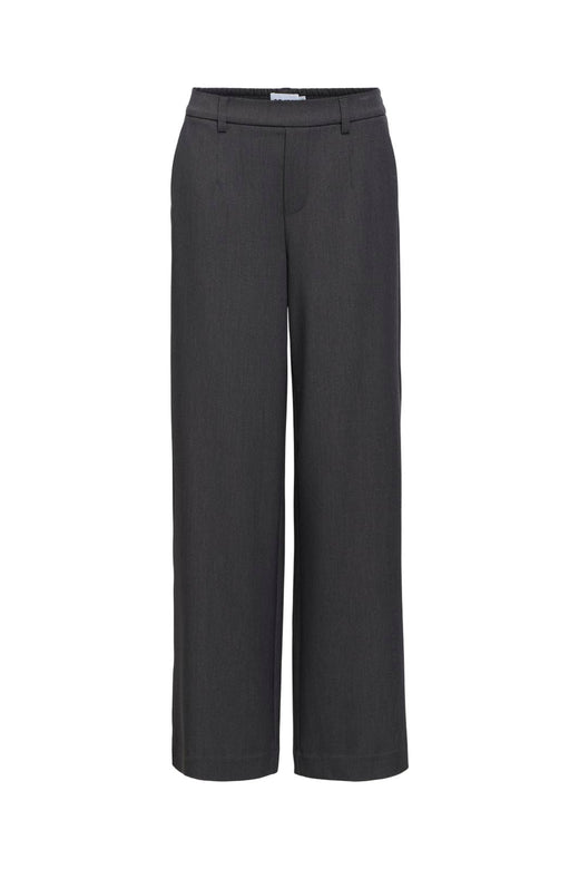 Object - Objlisa Wide Pant - 4637387 Medium Grey Melange