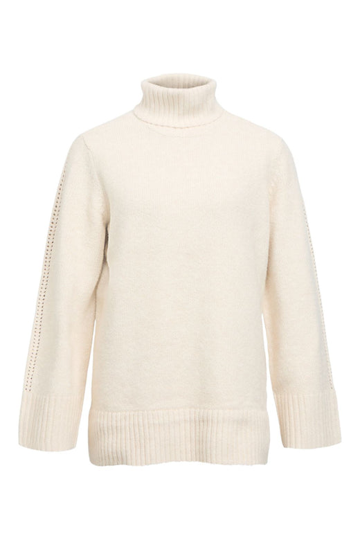 Object - Objmali L/S Lo Rollneck Pullover - 5049319 Birch Melange