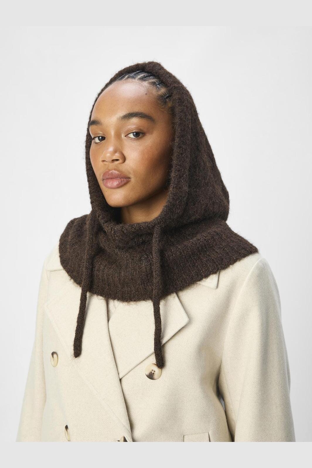 Object - Objmilu Cable Knit Balaclava - 4668597 Java