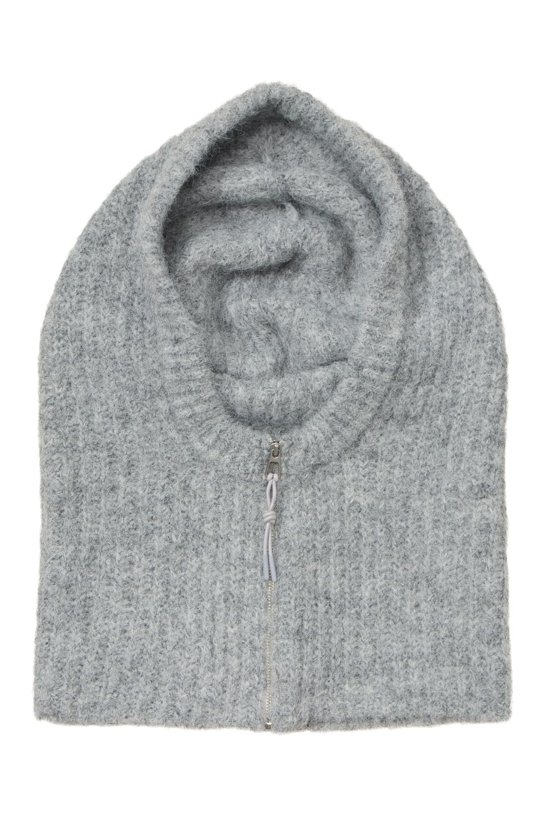 Object - Objmilu Zip Balaclava - 5161677 Light Grey Melange
