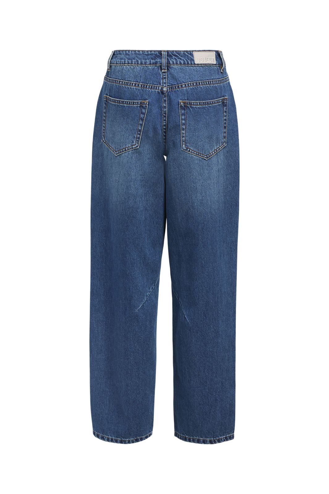 Object - Objmiu Zoe Barrel Ankle Jeans - 4930703 Medium Blue Denim