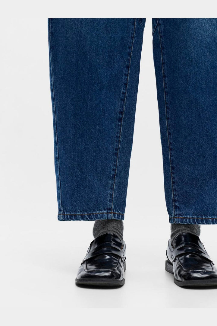 Object - Objmiu Zoe Barrel Ankle Jeans - 4930703 Medium Blue Denim