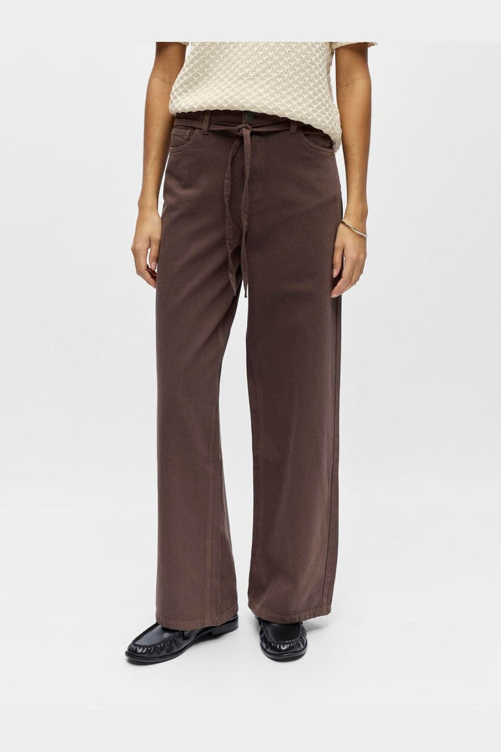 Object - Objrosie Wide Jeans - 5096864 Seal Brown