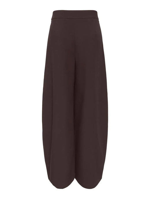 Only - Asmine Pleat Barrel Pant Tlr - 5200312 Coffee Bean Bukser 