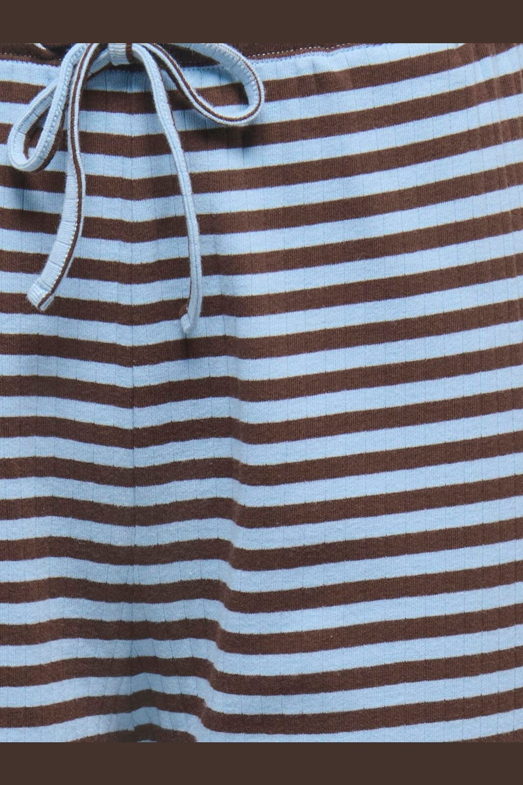 Only - Onlaida Striped Pant - 5229062 Chicory Coffee Chambray Blue Stripe