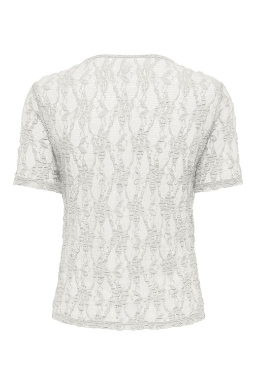 Only - Onlalba S/S Lace Top - 5170295 Cloud Dancer