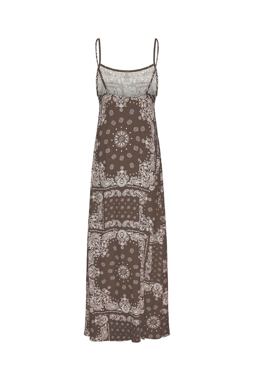 Only - Onlambel Strap Long Band Dress - 5083219 Chocolate Martini Brown Bandana