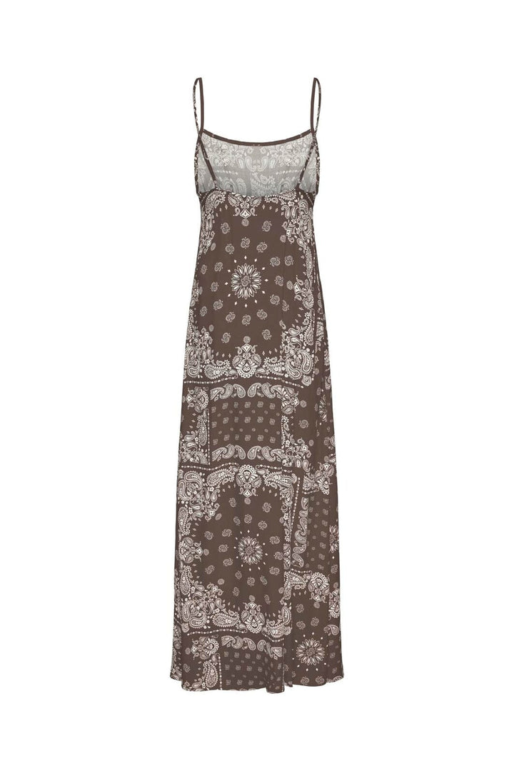 Only - Onlambel Strap Long Band Dress - 5083219 Chocolate Martini Brown Bandana