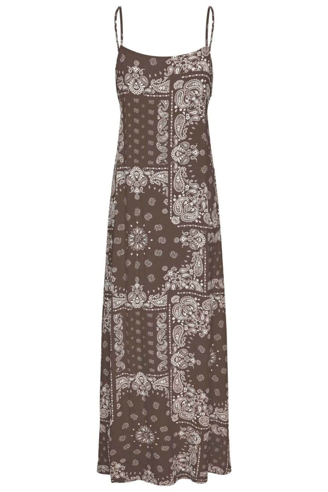 Only - Onlambel Strap Long Band Dress - 5083219 Chocolate Martini Brown Bandana