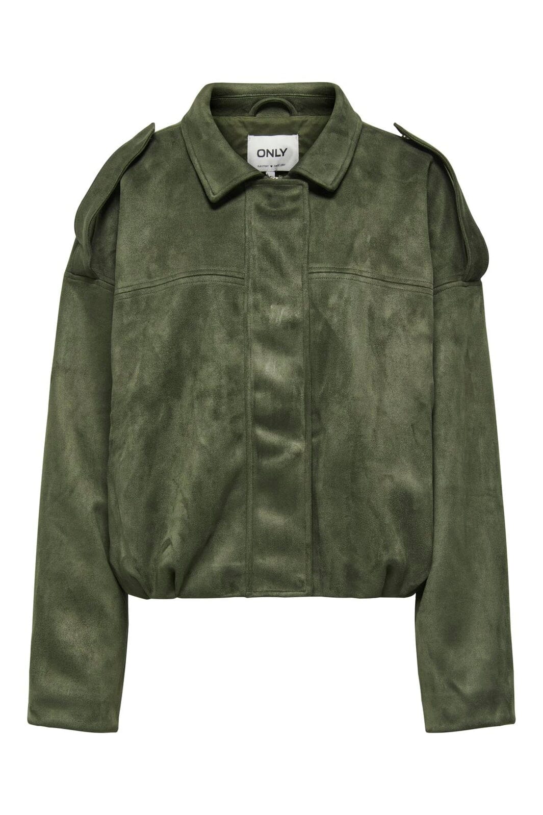 Only - Onlamber Faux Suede Jacket - 5010173 Grape Leaf