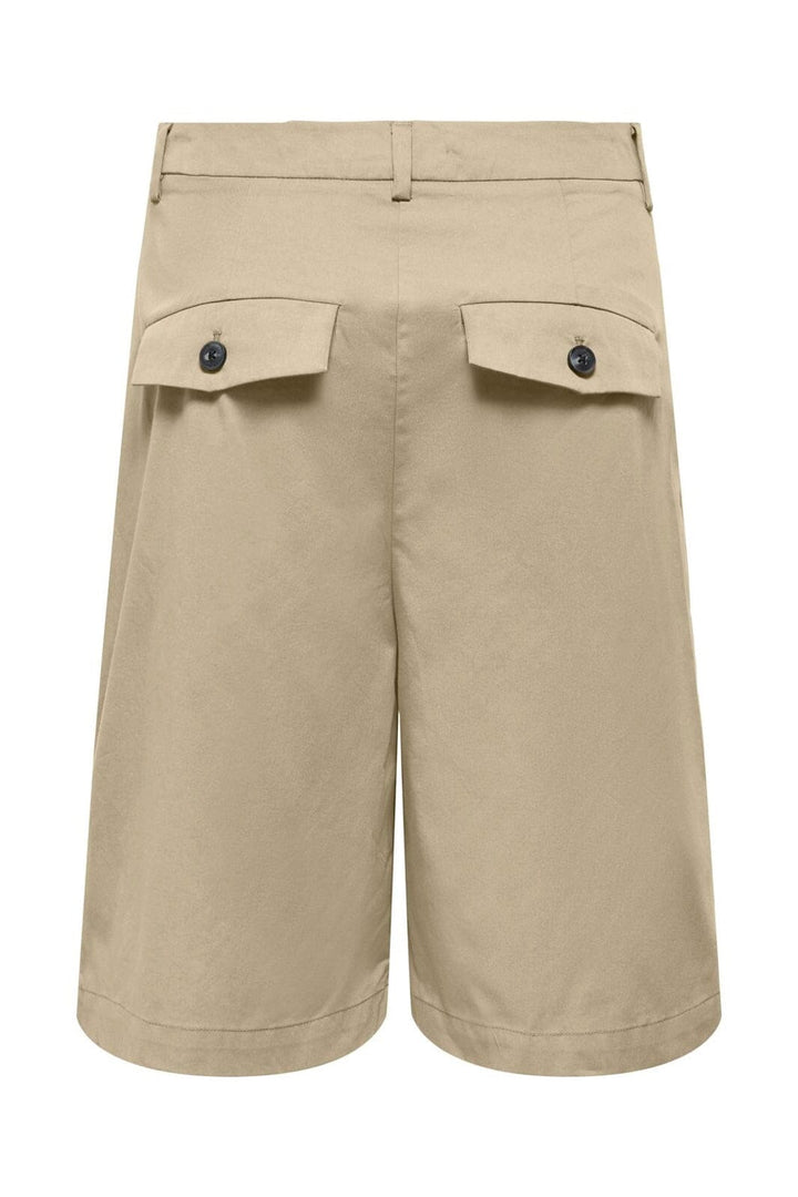 Only - Onlanny Baggy Bermuda Shorts - 5083258 Pale Khaki