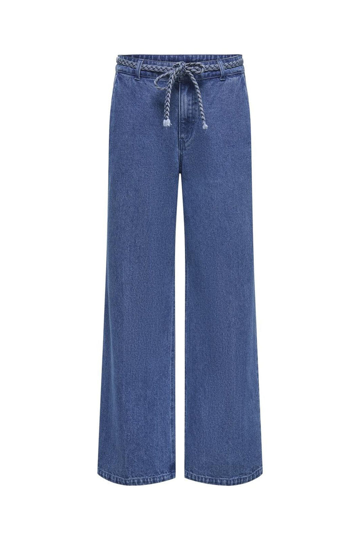 Only - Onlarlene Braid Wide Yor - 4926736 Medium Blue Denim