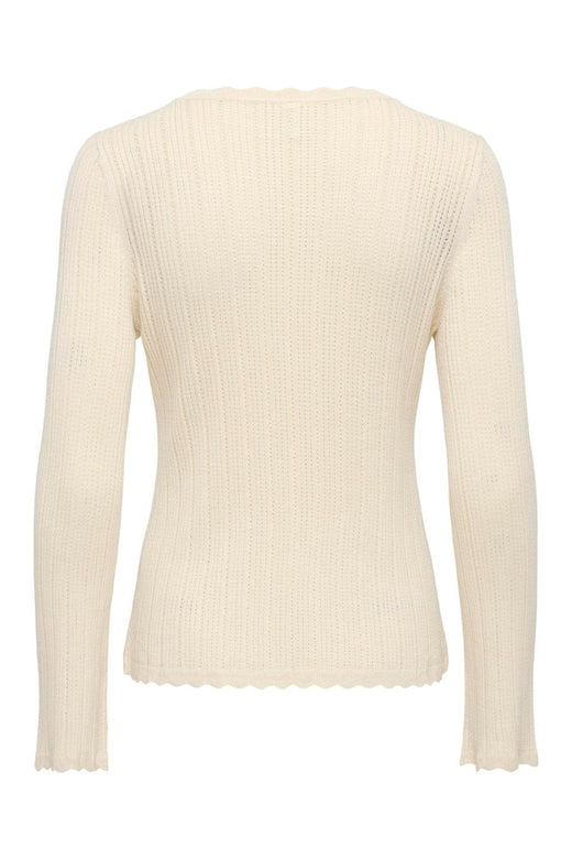 Only - Onlarona Ls V-Neck Struc Cardigan Cc Knt - 5004992 Birch