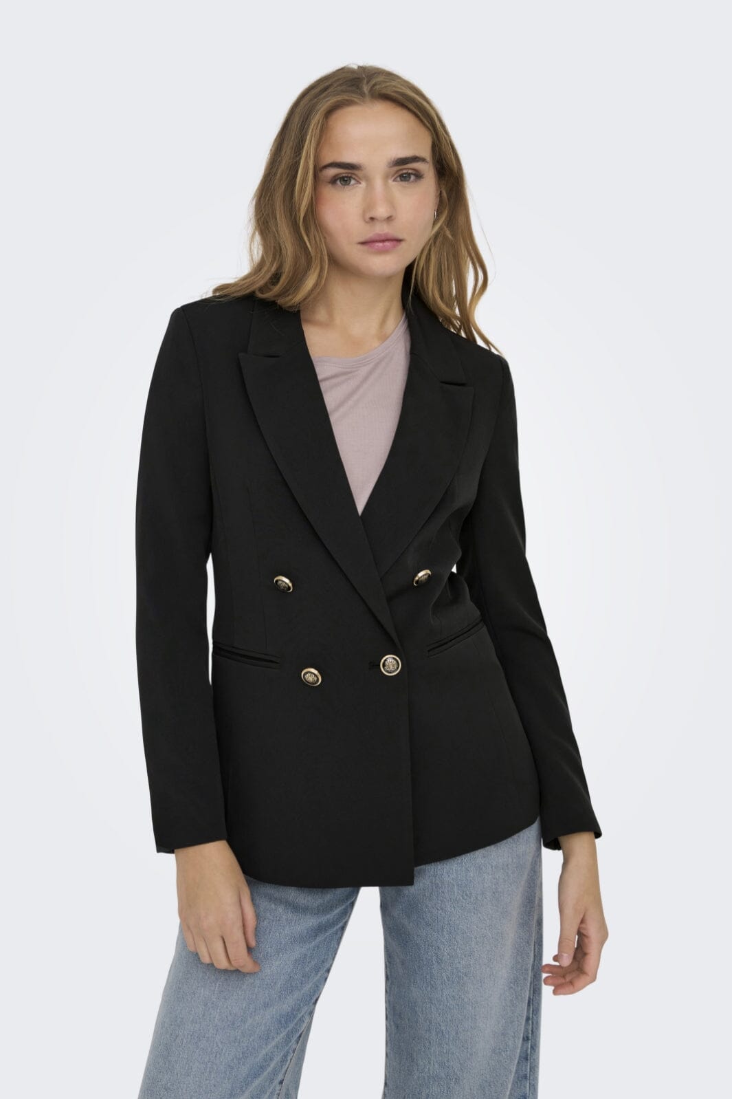 Only - Onlastrid Life L/S Fit Blazer Tlr - 4413127 Black