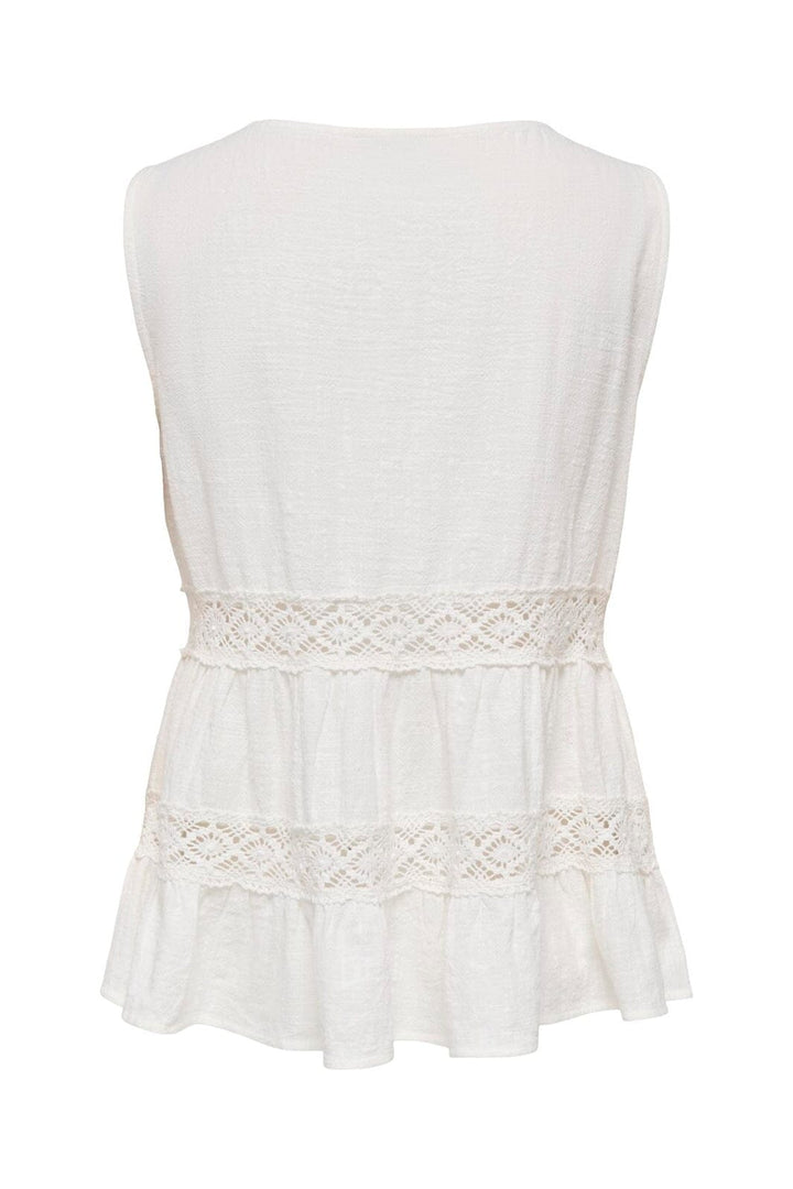 Only - Onlbeatrice S/L Top - 5151356 Cloud Dancer