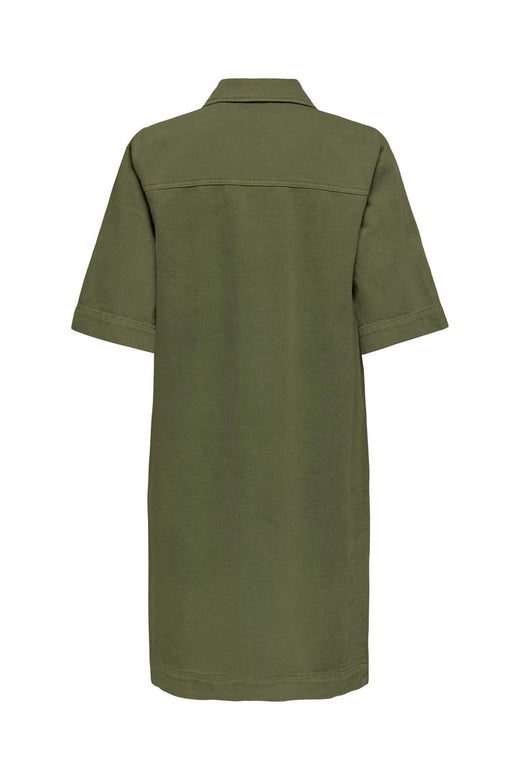 Only - Onlbelle-Silla S/S Button Dress - 5120414 Kalamata