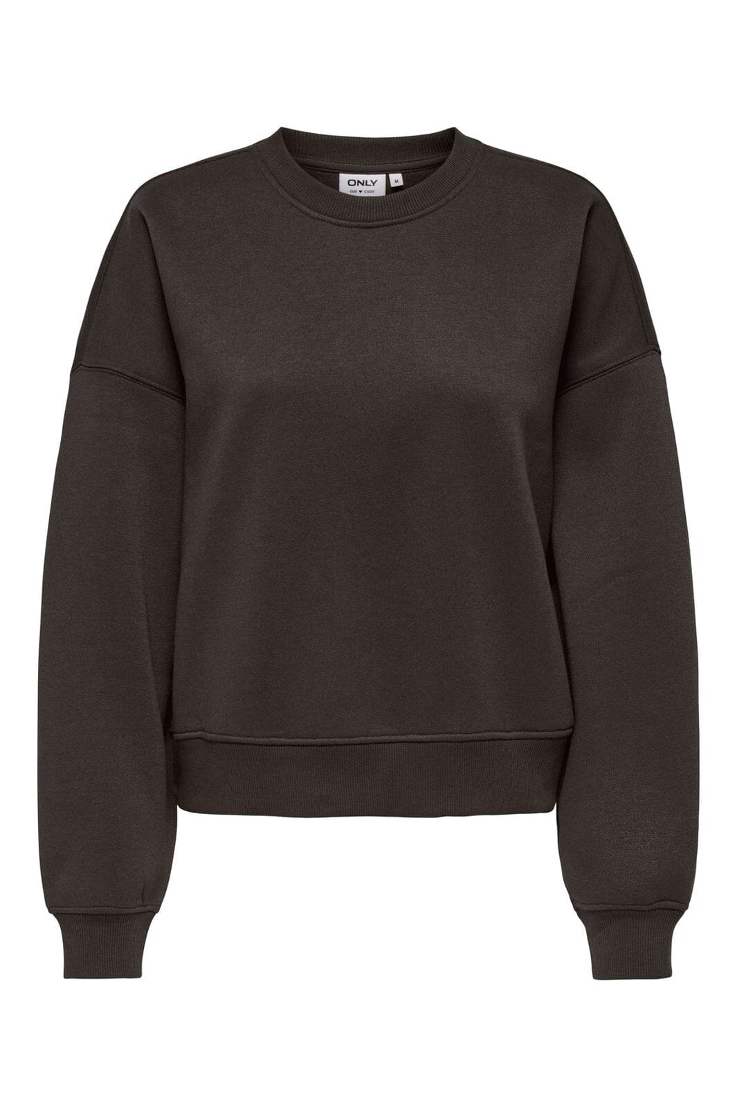 Only - Onlbest L/S Crew Neck Swt - 4807234 Chocolate Torte