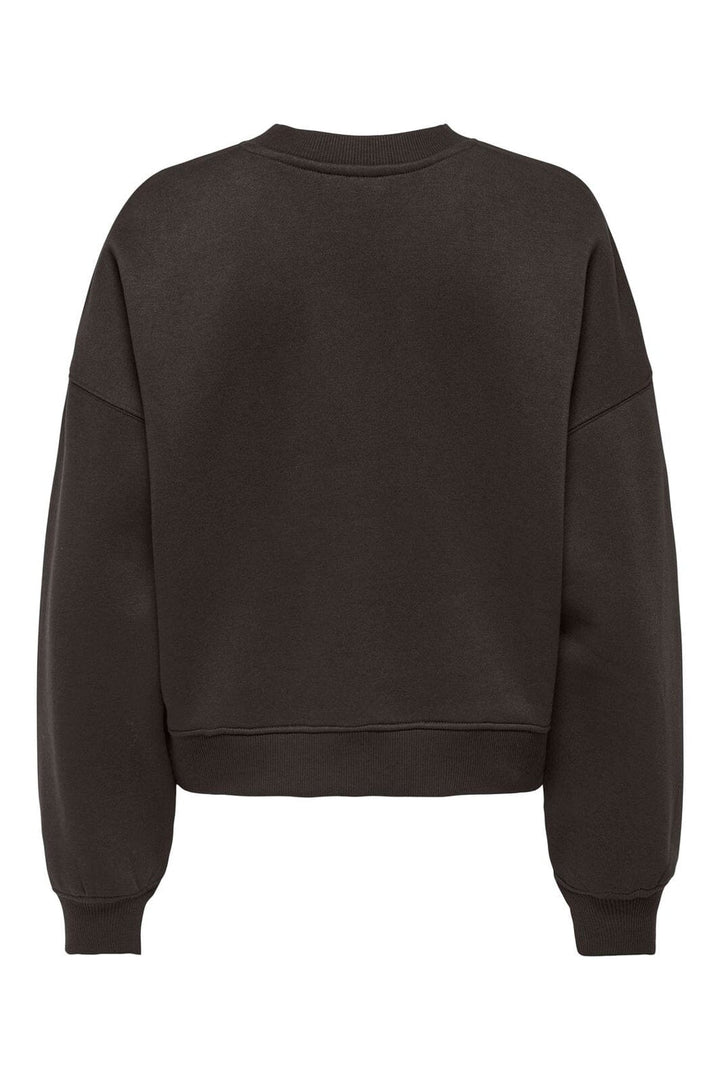 Only - Onlbest L/S Crew Neck Swt - 4807234 Chocolate Torte