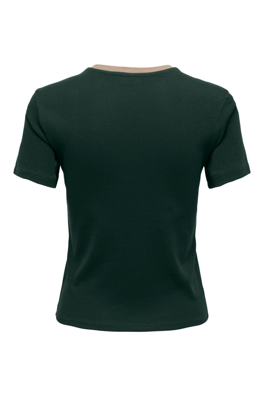 Only - Onlbina S/S Short Top Solid - 5209941 Scarab Biscotfi Contrast
