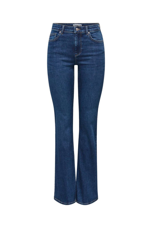 Only - Onlblush B-Poc Flared Pim134 - 5000266 Dark Blue Denim