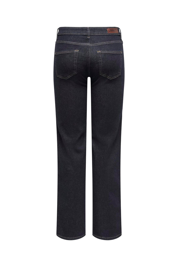 Only - Onlblush Mid Straight Tai774 - 4806104 Dark Blue Denim Rinse