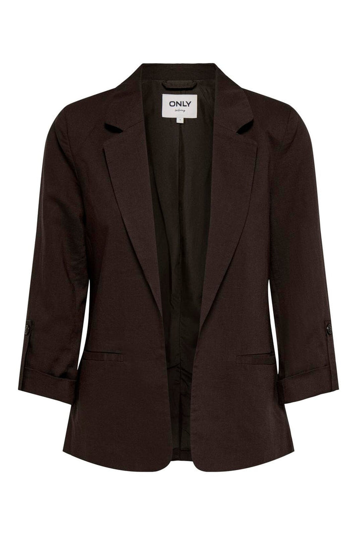 Only - Onlcaro-Isola 3/4 Blazer Tlr - 5018706 Coffee Bean
